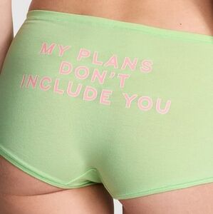 Women's Green Boyshorts